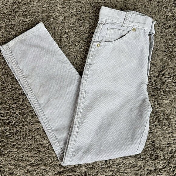 Vintage Girls Youth Corduroy Pants Lot of 2 Sz 8 JC Penny Red & Light Gray USA - Picture 8 of 16